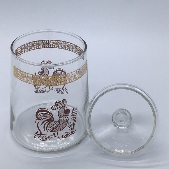 Vintage Rooster Glass Jar - Picture 5 of 8